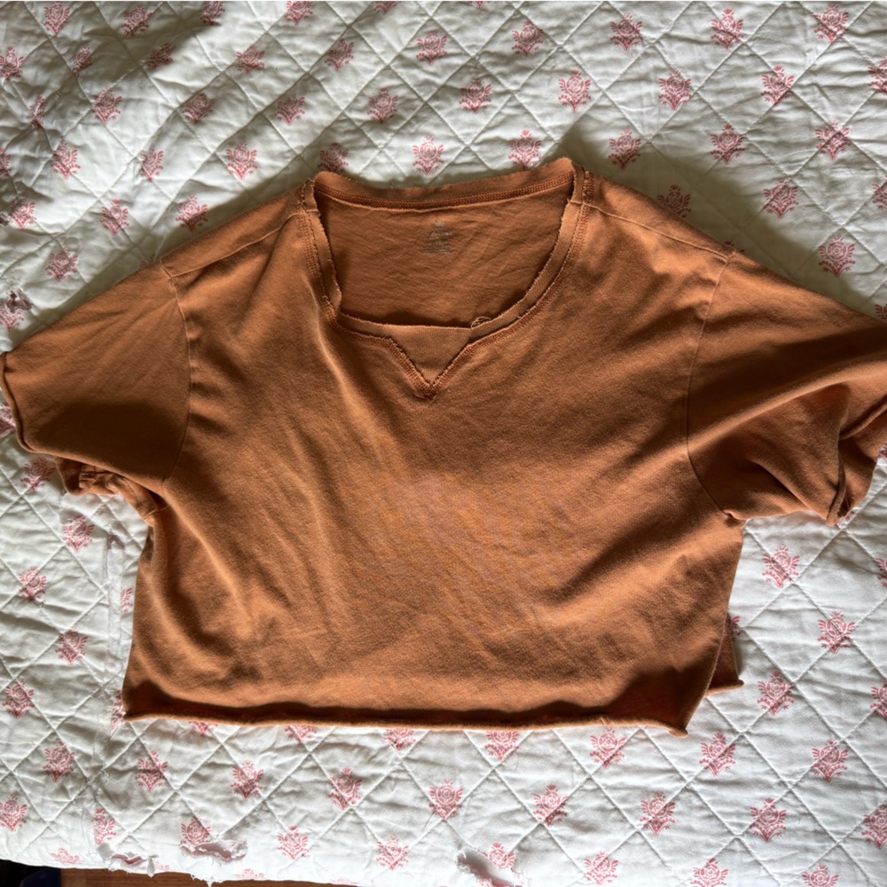 Casual Orange Women's Top